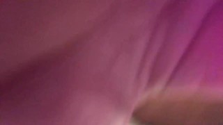 Chubby using dildo