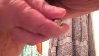 BBW Mature MILF Sounding Rod plugging urethera piss pee