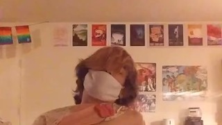 Bunny Pajamas Twink Has A Quick Tug