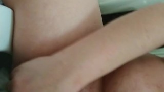 Smoking sexy girl peeing Then rubbing her pussy till she cums and tastes it