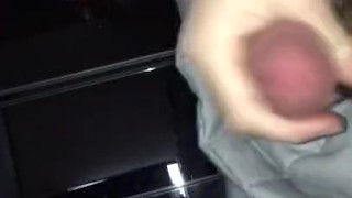 Quick morning cumshot in bed
