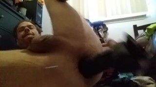 My huge black dildo again