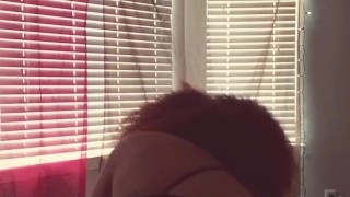Chubby Sexy Curly Redhead Teen Solo Masturbation