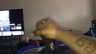 Having a solo session 