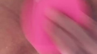 Watch my cum drip down my leg 