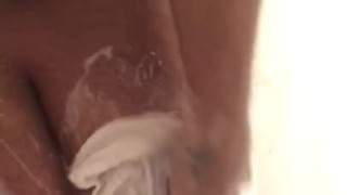 Chubby Taking a shower 