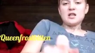 Queen stroking humiliation 