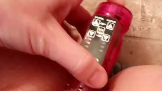Playing with my toy