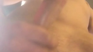Stroking my dick