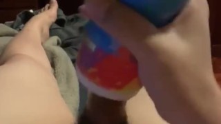 TRANS, jerk off myself and cum