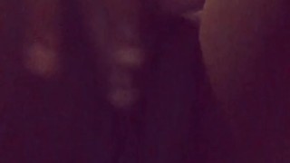 Ebony fingering wet pussy