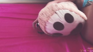 Moaning Mysweetwife rides her Teddy Bear until multiple orgasms