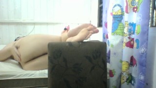 me masturbando porque estava doida de tesão