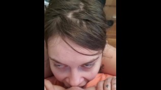 Slut I Met Off of Tinder Loves to Suck Cock and Eat My Ass With Facial End 