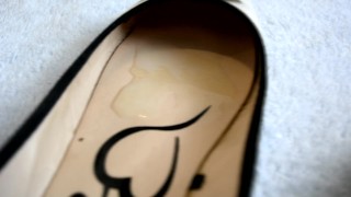 Cumshot ballet shoes sweet lady