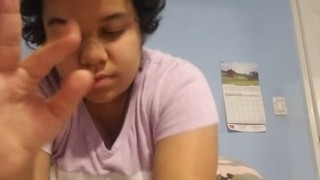 Hand Fetish and slight gag 