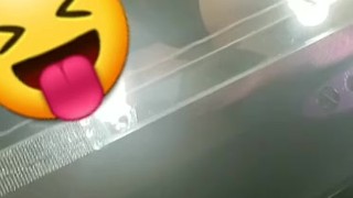 Ebony teen slow motion twerking