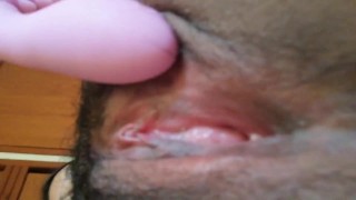 USING MY VIBRATOR WHEN MY MOM ITS OUTHERE