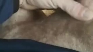 DICK IN HAND