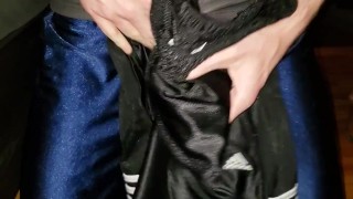I cum through my Nike basketball shorts