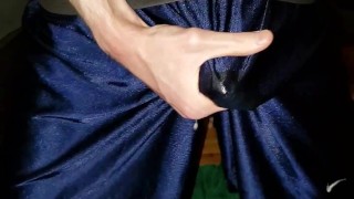 I cum through my Nike basketball shorts