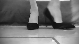 I crush you like a worm with my high heels