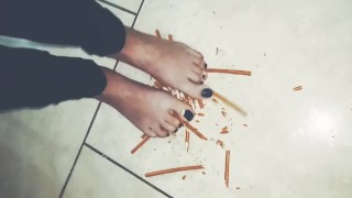 I step on you like a filthy worm!