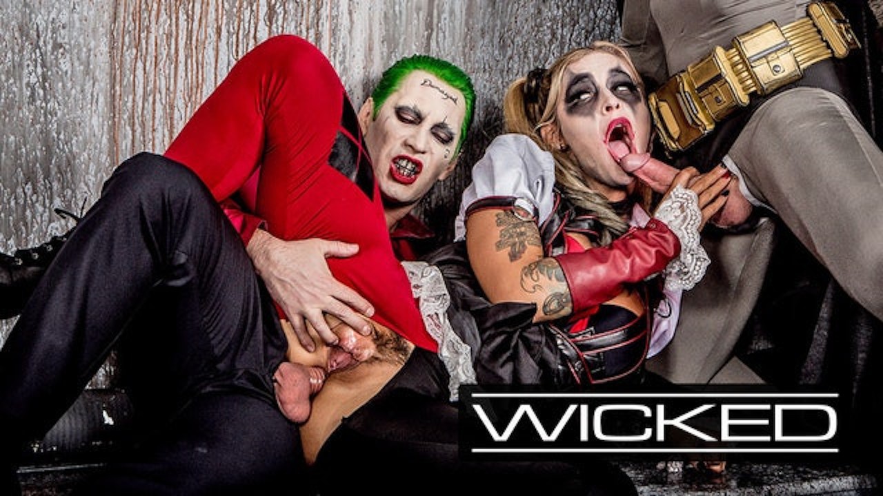 Image for porn video Wicked - Harley Quinn Fucked By Joker & Batman at YouPorn