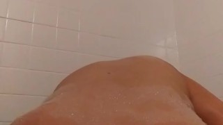 Getting off in the bathtub