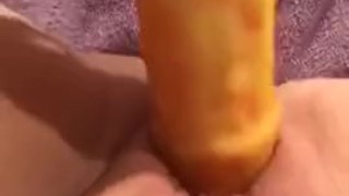 First Time Using Bad Dragon Chance With Creampie