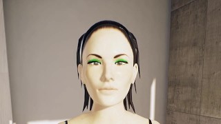 testing with virtual doll girl