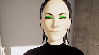testing with virtual doll girl
