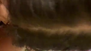 Pretty wife giving a sexy blowjob pov milf cum swallow