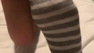 Ebony girl feet ignore pov 