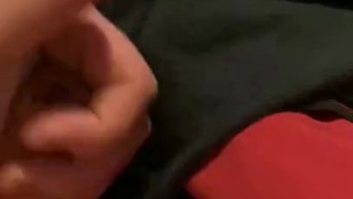 Using my boxers has a cumshot towel