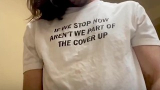The naked Irish asshole