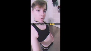 Trans Cutie Cums for Snapchat 