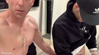 Xmanican Sucks & Bottoms For Big C & Bigdickfig at preparty