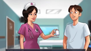 SummertimeSaga PERVERT NURSE BLOWJOB (asmr) - PART 127