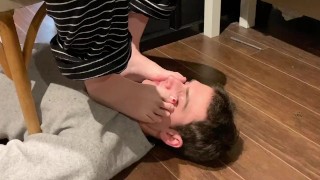 Sniffing my girlfriend’s sweaty toes