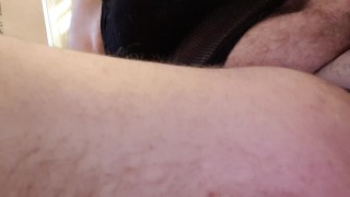 Chubby Crossdresser from sweden - showing of body and using dildo