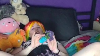 slutty schoolgirl masterbates and begs you to fuck her and let her cum