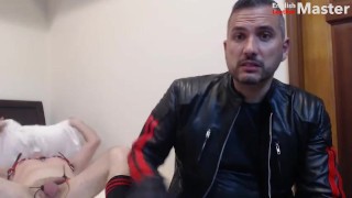 English Leather Master - Torturing his slave with electro