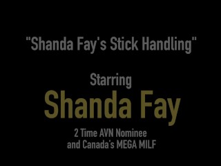 Busty Hockey Housewife Shanda Fay Face Fucks A Hard Cock & Gets That Cum!