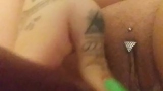 Double sided dildo play