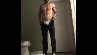 Cock popping on the floor