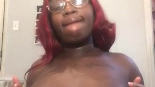 Fantasy plays with her nipples and tongue| dm for purchase 