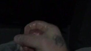 Fat cock jacked off with cock ring on 