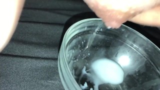Milking into a bowl