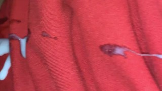 Close up cumshot uncutcock 4k 60fps huge mess solo handjob big load .